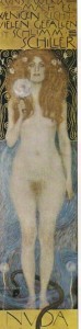 G. Klimt, Nuda veritas (olio, 1989, part.)