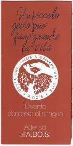 ADOS (Associazione DOnatori di Sangue): 40 anni di attività