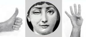 Fornasetti: mi piacciono 4 anni di ddg! (elaborazione personale)