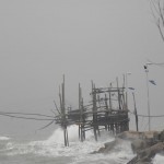 trabocco S. Vito Chietino, mareggiata, di Tommaso Olivieri